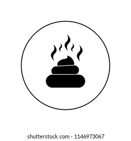Poop vector icon