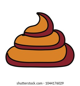 poop vector illustration