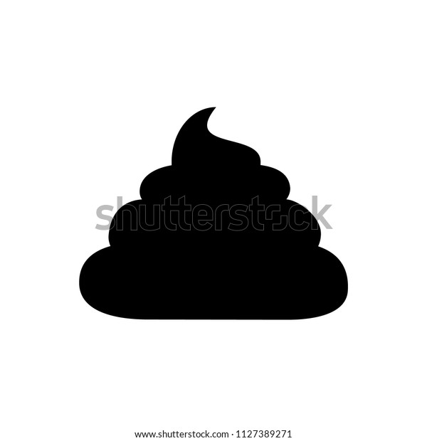 Poop Vector Illustration Stock Vector (Royalty Free) 1127389271 ...