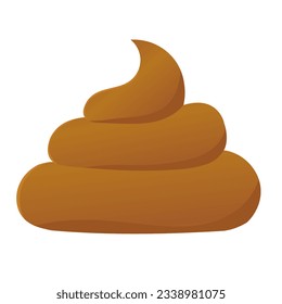 Poop vector illustration eps 10 Editable