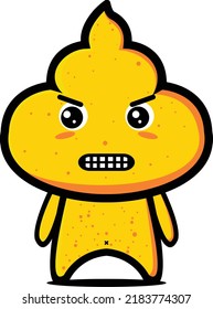 Poop vector  isolated on white background.Shit on a white background.Human excrement.