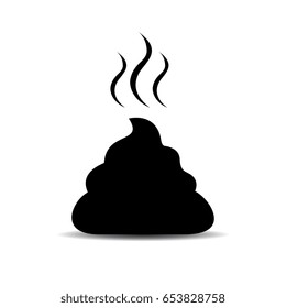 Signo vectorial de popa aislado en fondo blanco