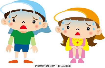 Poor children of physical condition