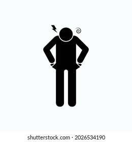 Poor Icon. Moneyless Symbol  - Vector.