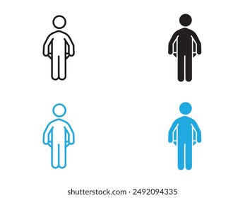 poor person empty pockets icon black and white vector outline sign