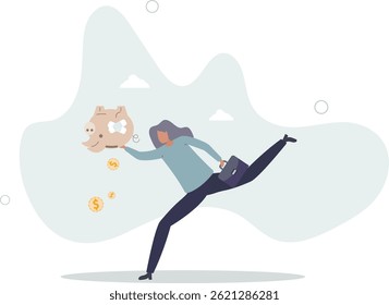 Pobre aposentado velho, quebrou a perda de todos os fundos de pensão ou aposentadoria, problema financeiro, pobreza ou falência após conceito aposentado, vida de caráter .