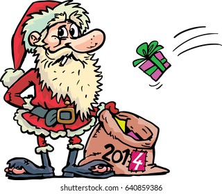 Poor Santa Claus Stock Vector (Royalty Free) 640859386 | Shutterstock