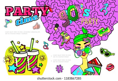 Purple Hair Color Stock Vectors Images Vector Art Shutterstock