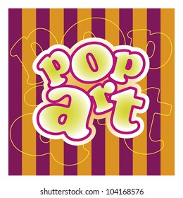 Pop art background