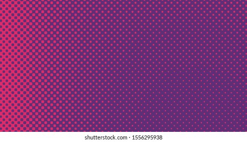 Pop art background abstract creative vector comics style blank layout template with clouds beams and isolated dots pattern. For sale banner, empty polka bubble, illustration for comic book design.