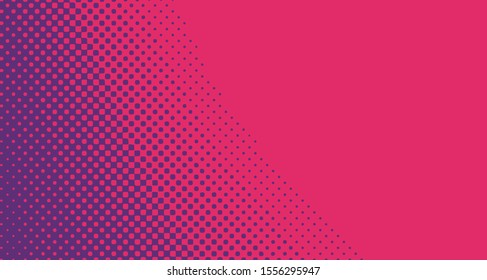 Pop art background abstract creative vector comics style blank layout template with clouds beams and isolated dots pattern. For sale banner, empty polka bubble, illustration for comic book design.