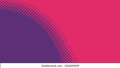 Pop art background abstract creative vector comics style blank layout template with clouds beams and isolated dots pattern. For sale banner, empty polka bubble, illustration for comic book design.