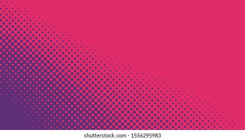 Pop art background abstract creative vector comics style blank layout template with clouds beams and isolated dots pattern. For sale banner, empty polka bubble, illustration for comic book design.