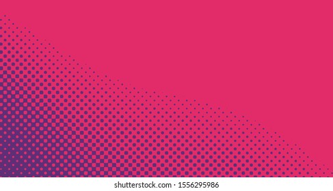 Pop art background abstract creative vector comics style blank layout template with clouds beams and isolated dots pattern. For sale banner, empty polka bubble, illustration for comic book design.