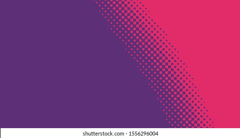 Pop art background abstract creative vector comics style blank layout template with clouds beams and isolated dots pattern. For sale banner, empty polka bubble, illustration for comic book design.