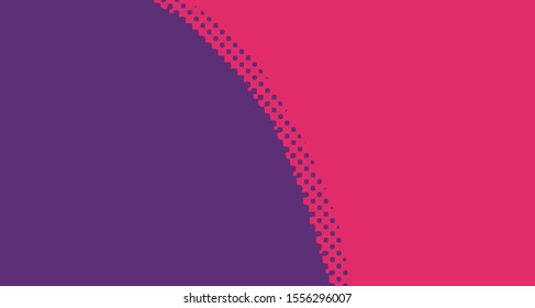 Pop art background abstract creative vector comics style blank layout template with clouds beams and isolated dots pattern. For sale banner, empty polka bubble, illustration for comic book design.
