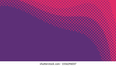 Pop art background abstract creative vector comics style blank layout template with clouds beams and isolated dots pattern. For sale banner, empty polka bubble, illustration for comic book design.