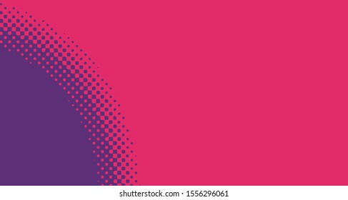 Pop art background abstract creative vector comics style blank layout template with clouds beams and isolated dots pattern. For sale banner, empty polka bubble, illustration for comic book design.