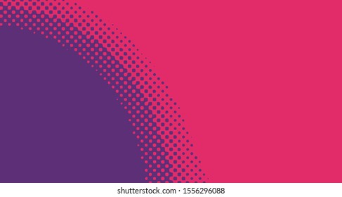 Pop art background abstract creative vector comics style blank layout template with clouds beams and isolated dots pattern. For sale banner, empty polka bubble, illustration for comic book design.