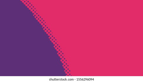 Pop art background abstract creative vector comics style blank layout template with clouds beams and isolated dots pattern. For sale banner, empty polka bubble, illustration for comic book design.