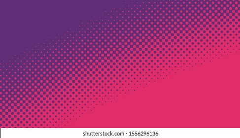 Pop art background abstract creative vector comics style blank layout template with clouds beams and isolated dots pattern. For sale banner, empty polka bubble, illustration for comic book design.