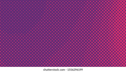 Pop art background abstract creative vector comics style blank layout template with clouds beams and isolated dots pattern. For sale banner, empty polka bubble, illustration for comic book design.
