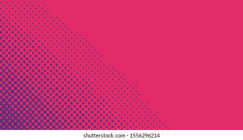Pop art background abstract creative vector comics style blank layout template with clouds beams and isolated dots pattern. For sale banner, empty polka bubble, illustration for comic book design.