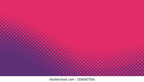 Pop art background abstract creative vector comics style blank layout template with clouds beams and isolated dots pattern. For sale banner, empty polka bubble, illustration for comic book design. 