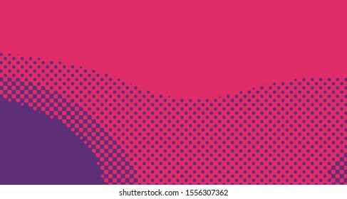 Pop art background abstract creative vector comics style blank layout template with clouds beams and isolated dots pattern. For sale banner, empty polka bubble, illustration for comic book design. 