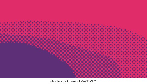 Pop art background abstract creative vector comics style blank layout template with clouds beams and isolated dots pattern. For sale banner, empty polka bubble, illustration for comic book design. 
