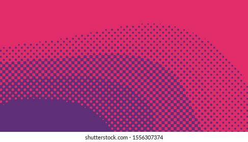 Pop art background abstract creative vector comics style blank layout template with clouds beams and isolated dots pattern. For sale banner, empty polka bubble, illustration for comic book design. 