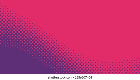 Pop art background abstract creative vector comics style blank layout template with clouds beams and isolated dots pattern. For sale banner, empty polka bubble, illustration for comic book design. 