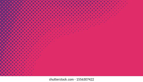 Pop art background abstract creative vector comics style blank layout template with clouds beams and isolated dots pattern. For sale banner, empty polka bubble, illustration for comic book design. 