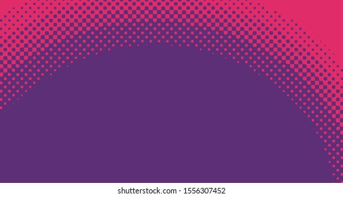 Pop art background abstract creative vector comics style blank layout template with clouds beams and isolated dots pattern. For sale banner, empty polka bubble, illustration for comic book design. 