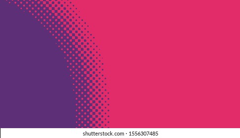 Pop art background abstract creative vector comics style blank layout template with clouds beams and isolated dots pattern. For sale banner, empty polka bubble, illustration for comic book design. 
