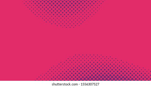 Pop art background abstract creative vector comics style blank layout template with clouds beams and isolated dots pattern. For sale banner, empty polka bubble, illustration for comic book design. 