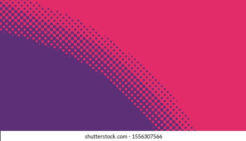Pop art background abstract creative vector comics style blank layout template with clouds beams and isolated dots pattern. For sale banner, empty polka bubble, illustration for comic book design. 
