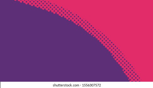 Pop art background abstract creative vector comics style blank layout template with clouds beams and isolated dots pattern. For sale banner, empty polka bubble, illustration for comic book design. 