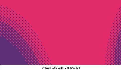 Pop art background abstract creative vector comics style blank layout template with clouds beams and isolated dots pattern. For sale banner, empty polka bubble, illustration for comic book design. 