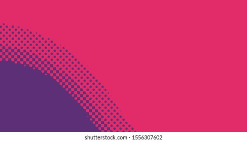 Pop art background abstract creative vector comics style blank layout template with clouds beams and isolated dots pattern. For sale banner, empty polka bubble, illustration for comic book design. 