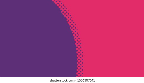 Pop art background abstract creative vector comics style blank layout template with clouds beams and isolated dots pattern. For sale banner, empty polka bubble, illustration for comic book design. 