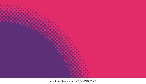 Pop art background abstract creative vector comics style blank layout template with clouds beams and isolated dots pattern. For sale banner, empty polka bubble, illustration for comic book design. 