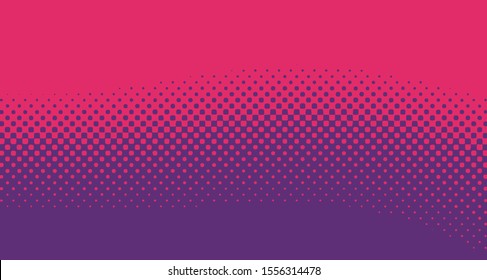 Pop art background abstract creative vector comics style blank layout template with clouds beams and isolated dots pattern. For sale banner, empty polka bubble, illustration for comic book design. 