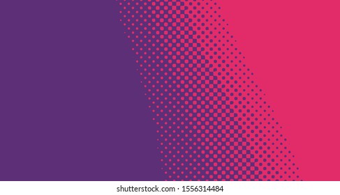 Pop art background abstract creative vector comics style blank layout template with clouds beams and isolated dots pattern. For sale banner, empty polka bubble, illustration for comic book design. 