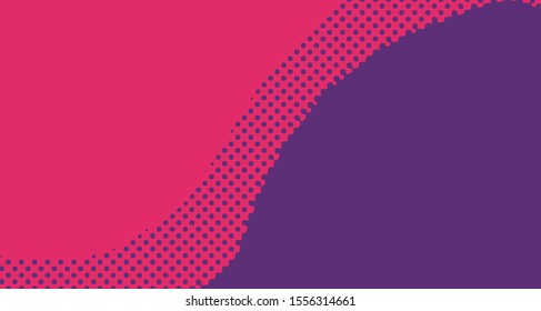 Pop art background abstract creative vector comics style blank layout template with clouds beams and isolated dots pattern. For sale banner, empty polka bubble, illustration for comic book design. 