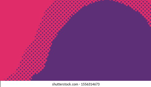 Pop art background abstract creative vector comics style blank layout template with clouds beams and isolated dots pattern. For sale banner, empty polka bubble, illustration for comic book design. 