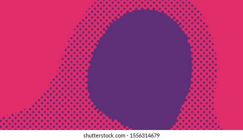 Pop art background abstract creative vector comics style blank layout template with clouds beams and isolated dots pattern. For sale banner, empty polka bubble, illustration for comic book design. 