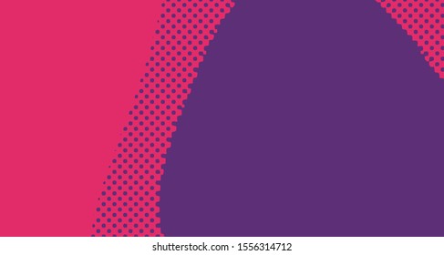 Pop art background abstract creative vector comics style blank layout template with clouds beams and isolated dots pattern. For sale banner, empty polka bubble, illustration for comic book design. 