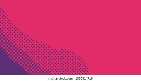 Pop art background abstract creative vector comics style blank layout template with clouds beams and isolated dots pattern. For sale banner, empty polka bubble, illustration for comic book design. 