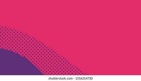 Pop art background abstract creative vector comics style blank layout template with clouds beams and isolated dots pattern. For sale banner, empty polka bubble, illustration for comic book design. 